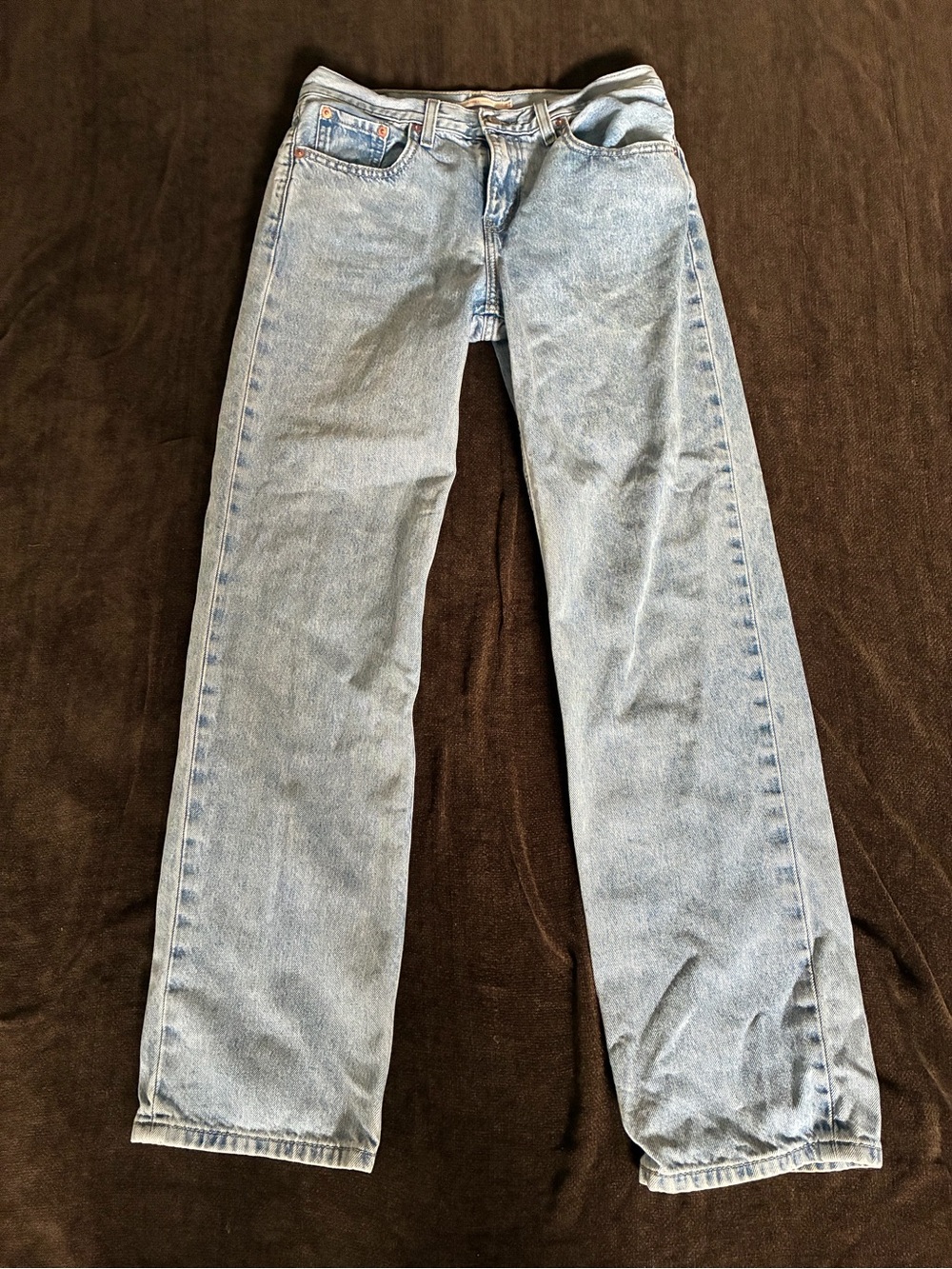 Levi’s Light Wash Straight-Leg Jeans size 27 Low Pro Straight